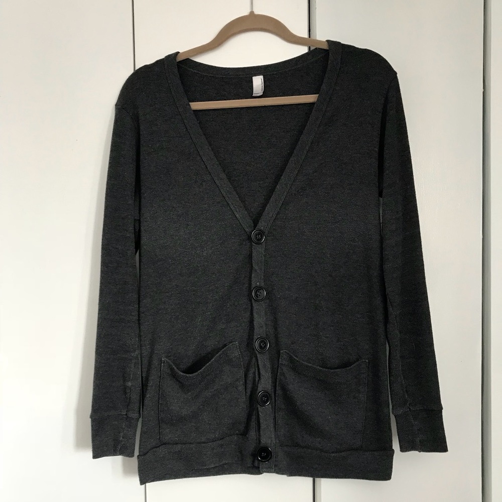 American Apparel Long Cardigan